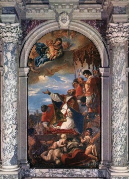  Gran Arte - Altar De San Gregorio Magno a la manera Sebastiano Ricci